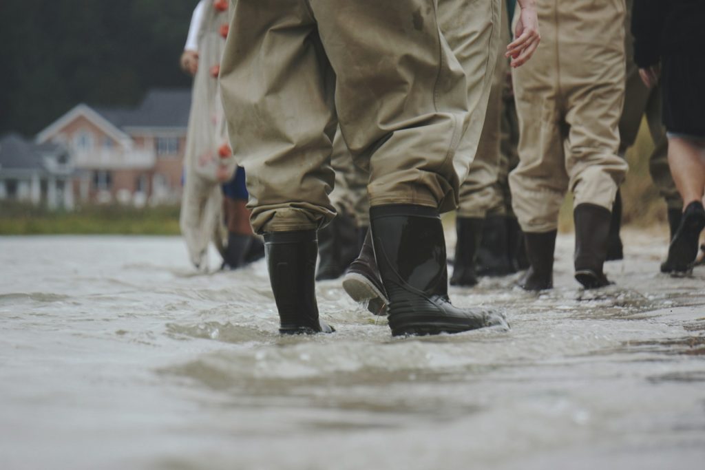 What happens to carpets during a flood?
